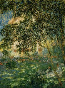 Bahçede dinlenin, Argenteuil by Claude Monet